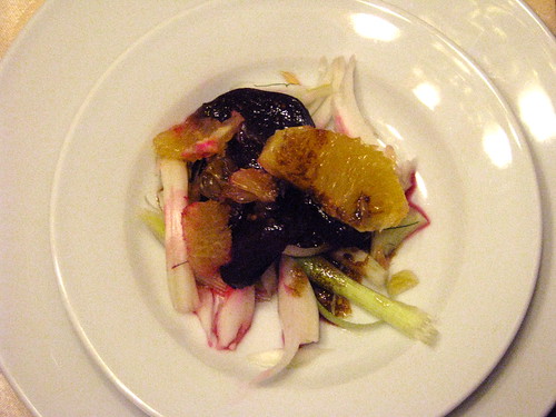 fennel, beet and orange salad