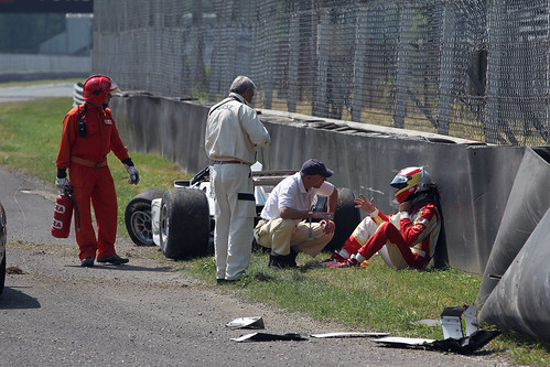 Accidente Adrián Campos Junior Monza