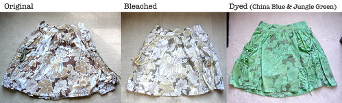 Skirt - Bleached & Dyed