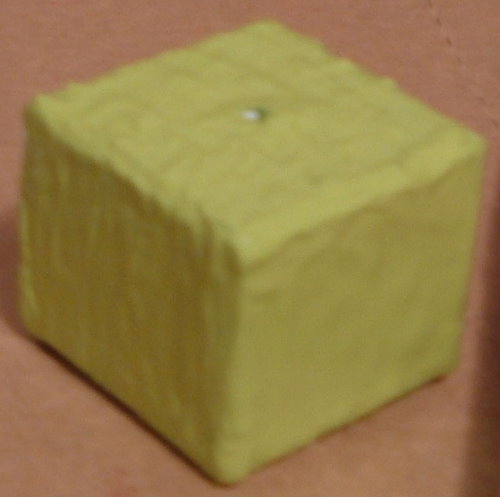 Green Paint Cube