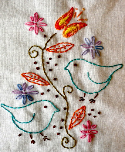Tea Towel Stitching by j_q_adams