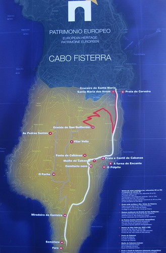 Mapa de Cabo Fisterra