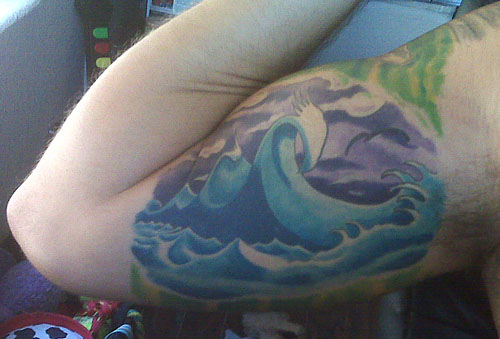 Surf Art Tattoo - Art by Surf Artist Jay Alders. Anyone can see this photo