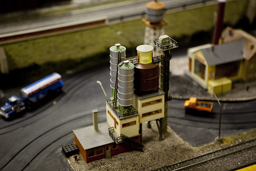 HO Model train layout/ Roller