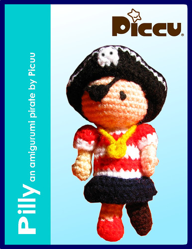 Pilly - an amigurumi pirate girl