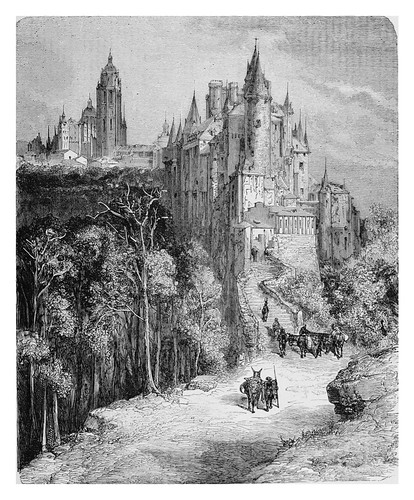 019-El Alcazar y la catedral de Segovia-Spain (1881)- Doré Gustave