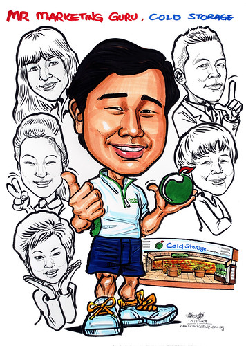 Group caricatures for Cold Storage