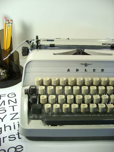 Vintage Adler J4 German Portable Typewriter