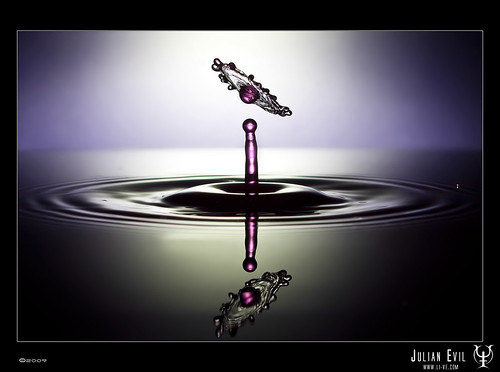 MOONS OF SATURN-julian evil - High speed photography-water drop collision