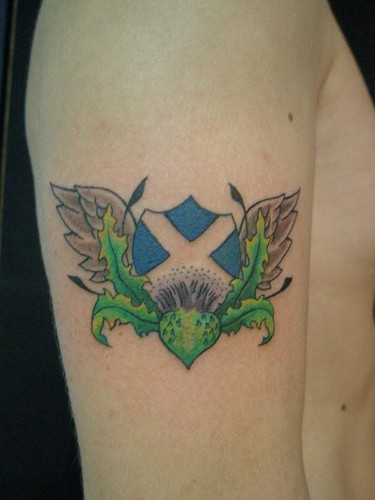 Scottish tattoo Done @ Heaven 'n' 