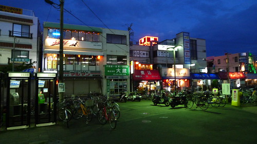 Miurakaigan shops at night