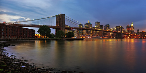 New York - Brooklyn Bridge Panorama