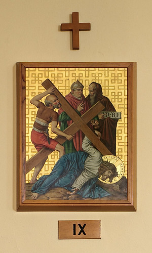Saints Philip and James Roman Catholic Church, in River aux Vases, Missouri, USA - Station of the Cross