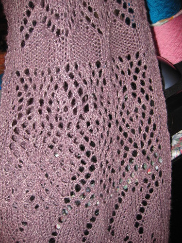 Knit Sample Lace Scarf