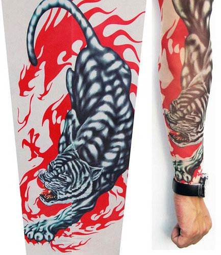 Red Tiger Tattoo. Bullyvard Tattoo Sleeves.