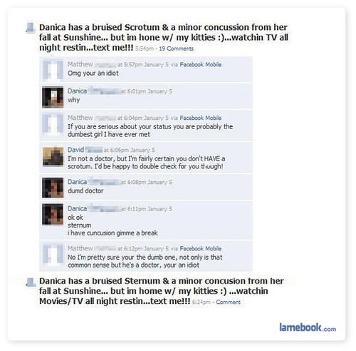 the best facebook status. Lamebook: Best of Facebook Status Updates