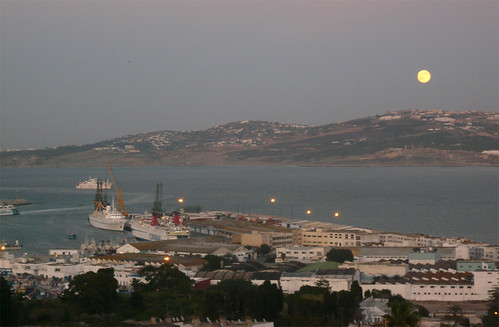 Vista del puerto de Tanger