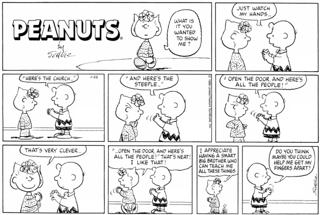 Peanuts Minus Snoopy with Charlie Brown and Sally