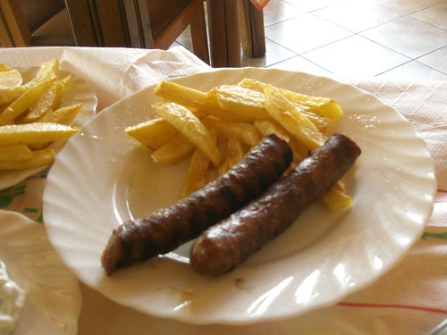 sausages and chips dion mt olympus