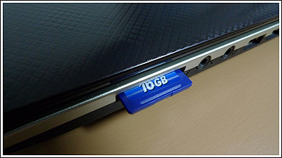 Lenovo IdeaPad U350　カードスロット