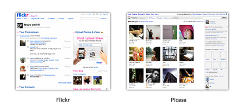 Flickr 和 Picasa的个人首页