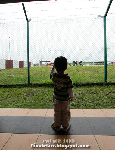 little boy at lcct airport