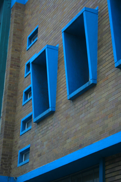 Turquoise windows