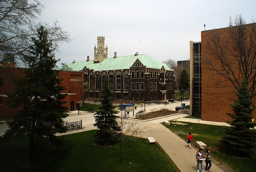 Abandoned 'Cody Hall' at the University of Windsor