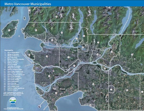 Metro Vancouver Municipalities (source: Metro Vancouver)