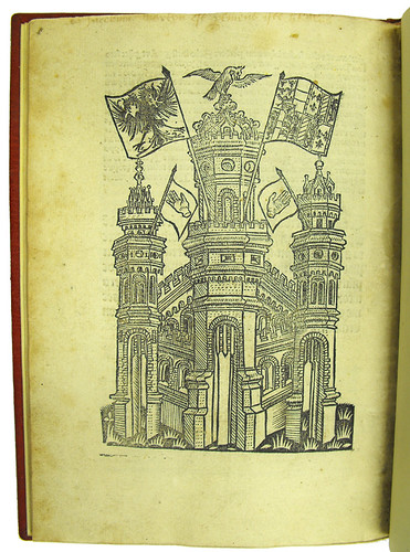 Woodcut printer's device in Garlandia, Johannes de [pseudo-]: Composita verborum