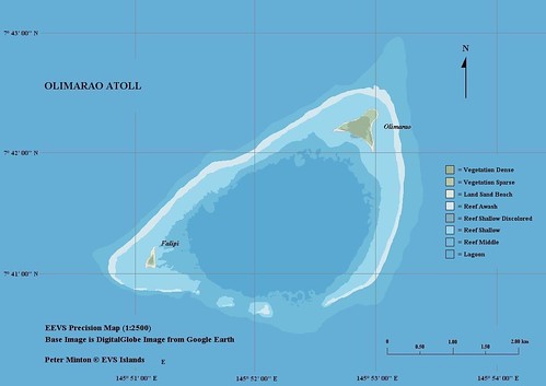 Olimarao Atoll - EEVS Precision Map (1-25,000)