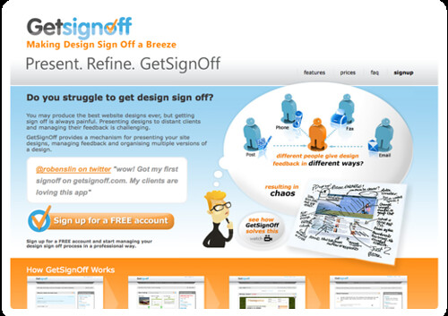 GetSignOff - Present. Refine. Getsignoff for web designers to manage client feedback