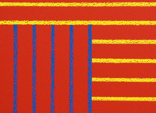 Detail from a Sol LeWitt wall painting
