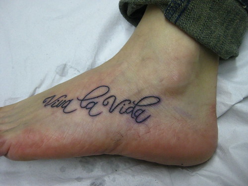 Tatuagem Viva la Vida tattoo 