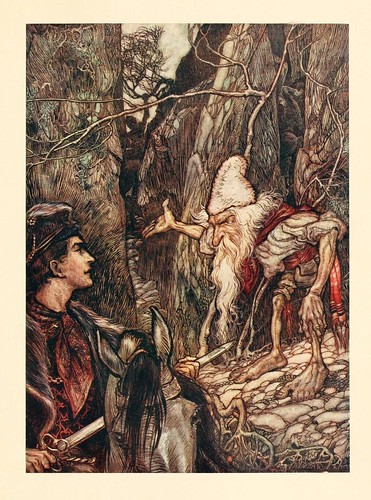 014-El agua de vida- Snowdrop & other tales 1920- Grimm-Ilustrada por Rackham
