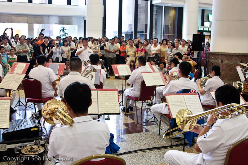 Brass Band Performance by Japan Maritime Self Defence Force @ Berjaya Times Square, KL Malaysia