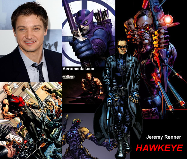Jeremy Renner como Hawkeye Marvel