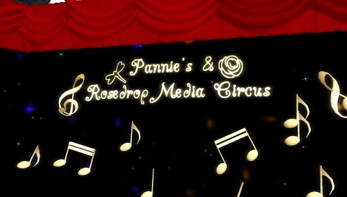pannies & rosedrop media circus in second life