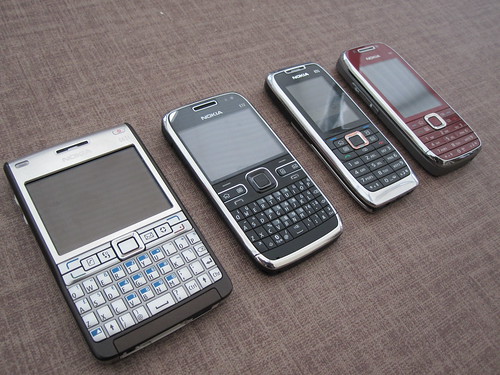 Nokia e61i, e72, e51, e75