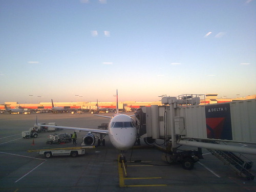 My tiny plane on way to Houston