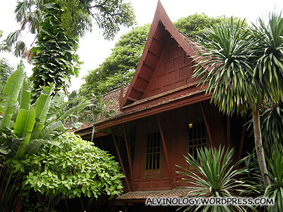 Exterior of the Jim Thompson house