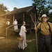 Old Alabama Town - Log Cabin Sunrise by Stephen Poff