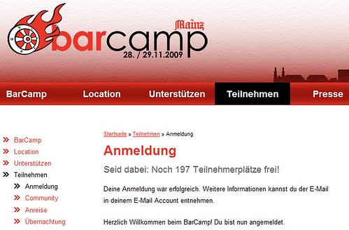BarCamp Mainz am 28.+29.11.2009