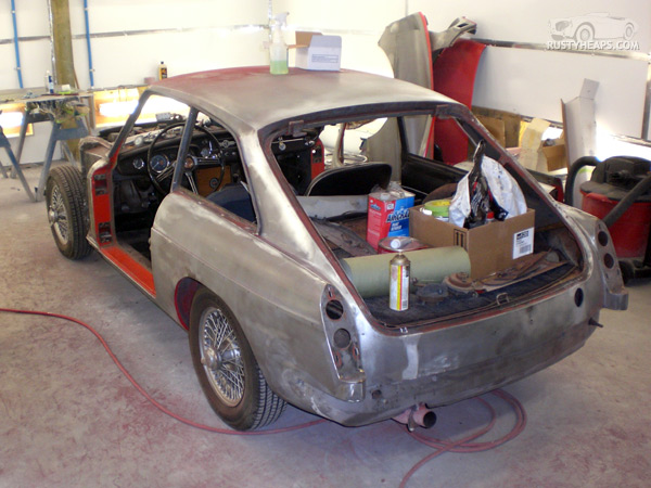 1967 MGB GT - Repaint Progress