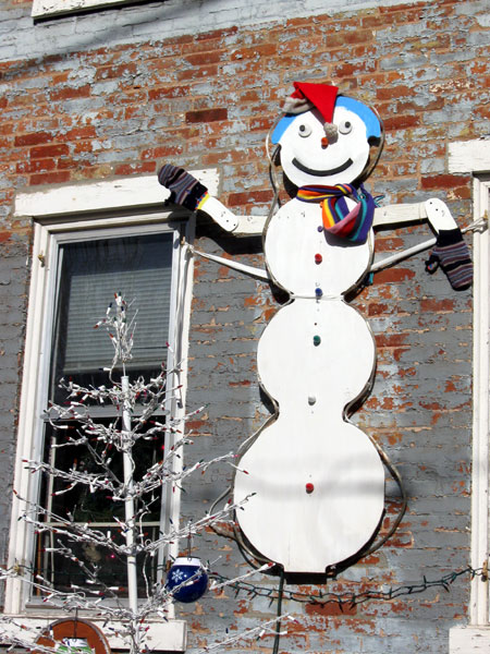 Homemade Snowman (Click to enlarge)