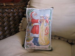 Post Card Pillow Front