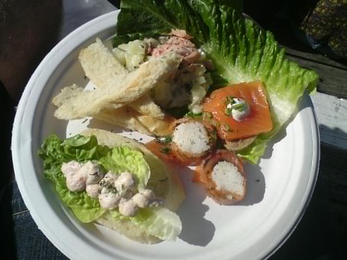 Huon Aquaculture taste plate