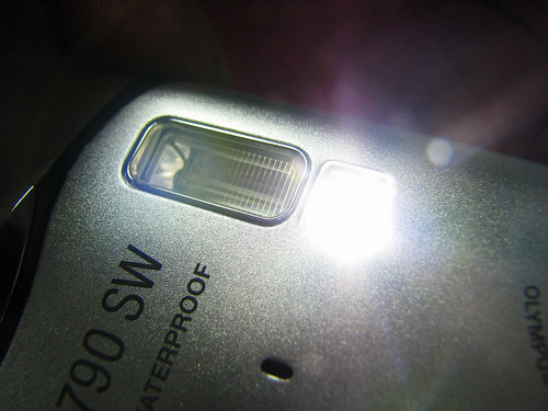 Olympus μ790sw 補光LED