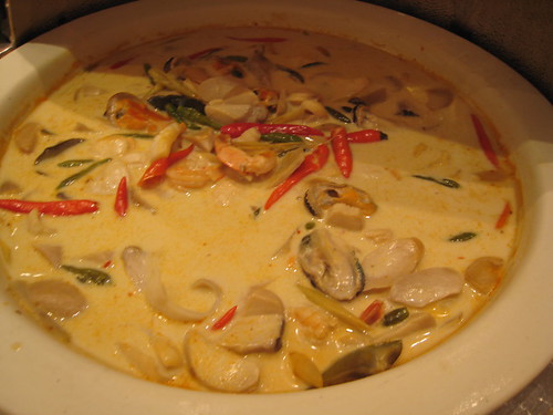 Seafood with Coconut Milk