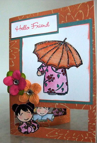 Hello Friend Tri-Fold Card